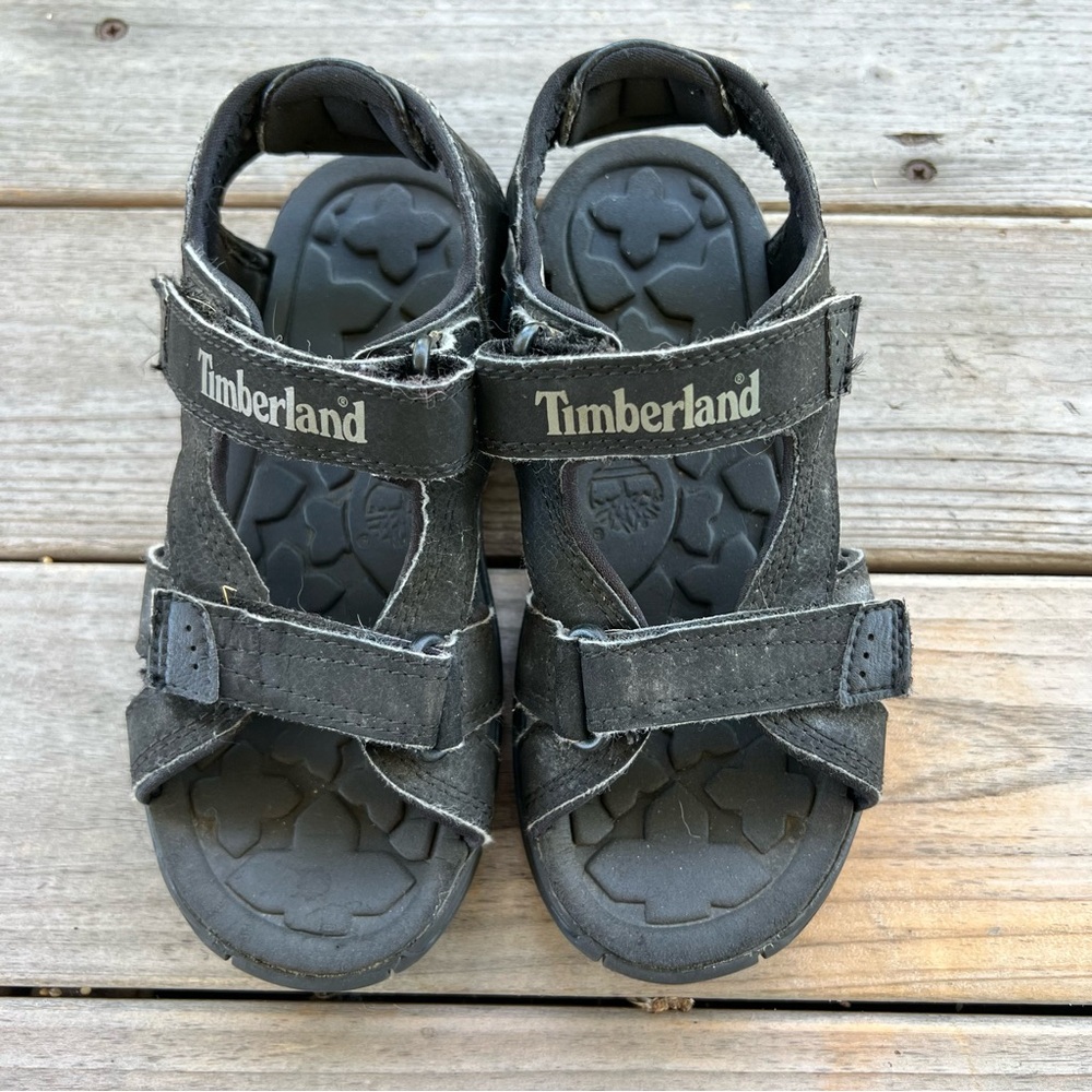 Timberland Black Kids Sandals - Size 13 Toddler (Little Kids)